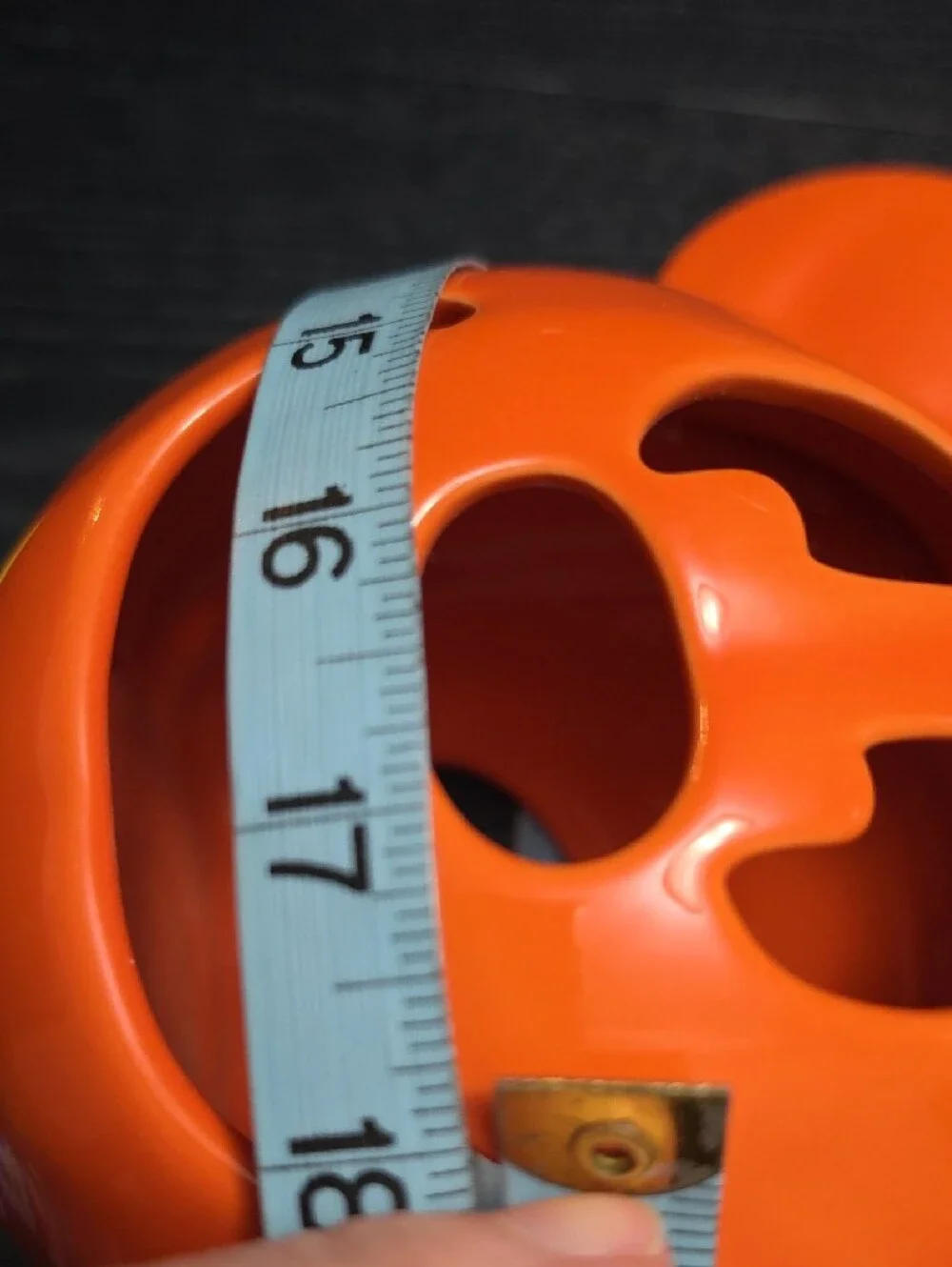 Disney Orange Mickey Pumpkin Candle Holder, w/ Tealight & Free Mickey Ears